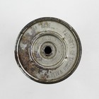 Antique Metal Spool Of Gold Metallic Thread  Us Made