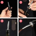 3pcs Wine Bottle Pourer Stopper Leak Proof Liquor Dispenser Spout Bar Tool