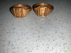 Johann Petursson Souvenir Rings Vintage 2 In Lot