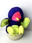 Fisher Price Dinoroar Baby Dinosaur In Egg Plush Nylon Squeaker Toy 1992 Vtg 