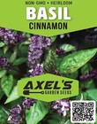 Cinnamon Basil Seeds   Heirloom   Non-gmo   Fresh Herb Seeds