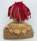 Vintage Primitive Folk Art Raggedy Ann Shelf Sitter  Cupboard Tuck