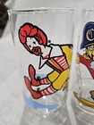 Vintage 1977 Mcdonalds Glasses Action Series Set 5 Mcdonaldland Characters Euc
