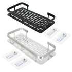 Wall Mount Bathroom Shower Caddy Shelf Rack Storage Basket For Shampoo Soap Usa