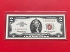 1963  2 Dollar Bill Legal Tender Red Seal Uncirculated