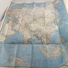 Vintage 1971 National Geographic Asia Map Peoples Mainland Southeast Asia 37x32   