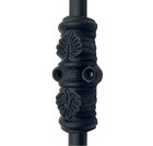 Cremone Bolt For French Doors Powder Coat Black Cast Iron