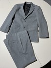 Calvin Klein Boys Light Gray Suit Pants Jacket Blazer Set Size 14