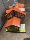 Vintage 1980 Fisher Price Play Little People Brown Tudor Doll House Cottage 952