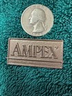 Metal Ampex Badge 402 Tube Stereo Preamplifier Amplifier Tape Recorder Preamp