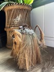 Ken Arensbak Troll Wood 1978 Handmade Folk Art Woodland Pine Cone Vintage