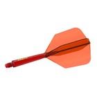 Cuesoul Rost 77 Integrated Dart Shaft   Flight Big Wing Set Of 3 Transparent