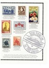 1989 Royal Viking Line Cruises Stamps Double Page Vintage Print Advertisement