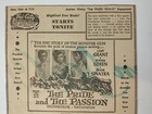 Vtg Newspaper Clipping Movie Ad Cary Grant Sophia Loren Frank Sinatra 1950 s 