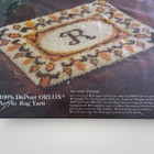 Bnib Vintage 70s 20   x27    Wonderart Latch Hook Acrylic Yarn Needle Craft Rug Kit