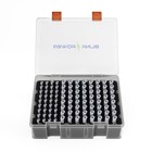 Battery Organizer Storage Case - Portable  Compact  Holds 200  Batteries  Easy A