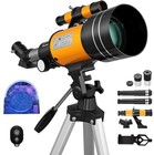 Professional Astronomical Telescope W  Tripod Lunar Mirror Hd Viewing 150x 70mm