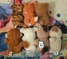 Jellycat Little Littles Lot Of 7 Nwt Bear Pup Fox Lamb Horse Tiger Monkey