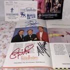 Vintage Signed Autographed By The Gatlin Brothers Center Stage Magazine  1996