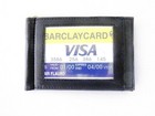Money Clip Wallet Bifold Id Credit Card Money Holder Black Genuine Leather Men s