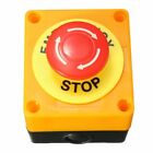 Red Mushroom Emergency Stop Shut Off Push Button Switch No   Nc 22mm Cnc Gecko