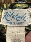 Kolekole Hawaii Hawaiian Shirt L  Palm Trees Sailboats Button Up Vintage Mens