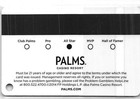 Palms Casino - Las Vegas  Nv - 17th Issue Slot Card  c 2014 - With Sticker