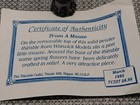 Collectable Thimbles From A Mouse Pewter 1995  thimble Guild   Certificate