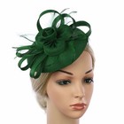 Women Fascinator Hat Wedding Cocktail Royal Tea Party Hair Clip Church Headwear