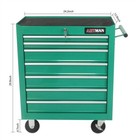 7 Drawers Rolling Tool Box Cart Tool Storage Cabinet Steel Lockable Tool Chest