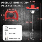 Devonic Cement Mixer 2300w Electric Concrete Mixer With 5 Speed 110v Portable   