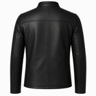 Men s Cafe Racer Bomber Biker Style Genuine Black Leather Fashion Jacket