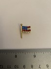 Rhinestone American Flag Lapel Pin P134