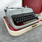 Underwood Crest Typewriter Cleaned Working Mcm Nice 1960s W  Case Vintage Usa
