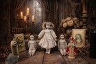Haunted Doll Trio From Strega Witch Maria Collection Bowen Qld 94 Spirit Vessel