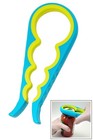 Grip Or Flip Lid Opener Set - 2 Tools For Opening Jar Lids  Bottle Caps And Cans