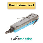 Impact Punch Down Tool 110   66 Blade Network Cable Cat5e Cat6 Cat7 Wire Rj45