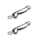2 X 9  Novelty Bottle Openers     Polished Aluminium     Handmade Collectable Bar