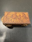 Antique 1920   s Wooden Lithograph Hello Express Wagon Toy Box Candy Container
