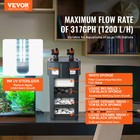 Vevor 100 Gallon Aquarium Canister Filter 12w Uv Lamp Fish Tank Quiet