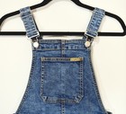 Girls Kids  hudson  Blue Denim Utility Shortall Short Overalls Size 10  x Cond 