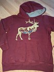 Eddie Bauer Kids Moose Hoodie Sweatshirt Size 8 