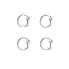 Xrp Xtreme 818408  Set Of 4 Natural Steel  8 Ensure Hose Clamp 4pk Performance