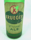Krueger K Man Cream Ale Beer Bottle 1950s Newark New Jersey Green Cool