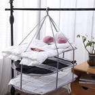 3-tier Folded Mesh Clothes Hanging Dryer Sweater Drying Rack L Size 30 In