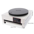 1700w 16  Commercial Electric Crepe Maker Pancake Machine Big Hotplate Non Stick