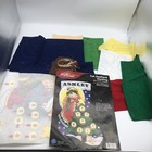 Vtg 1998 J P Coats Felt Applique Angel Tree Star Rabbit Sequin Stocking Kit