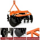 4 Ft Notched Disc Harrow Plow For Cat 0  cat 1 Fit For Kubota John Deere Tractor