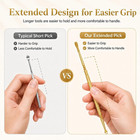 6 Pcs Extended Ear Wax Removal Kit cleaning Brush And Storage Case Suitable