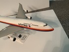 Vintage United Airlines Boeing 747-400 Model Airplane Stand    saul Bass    11   